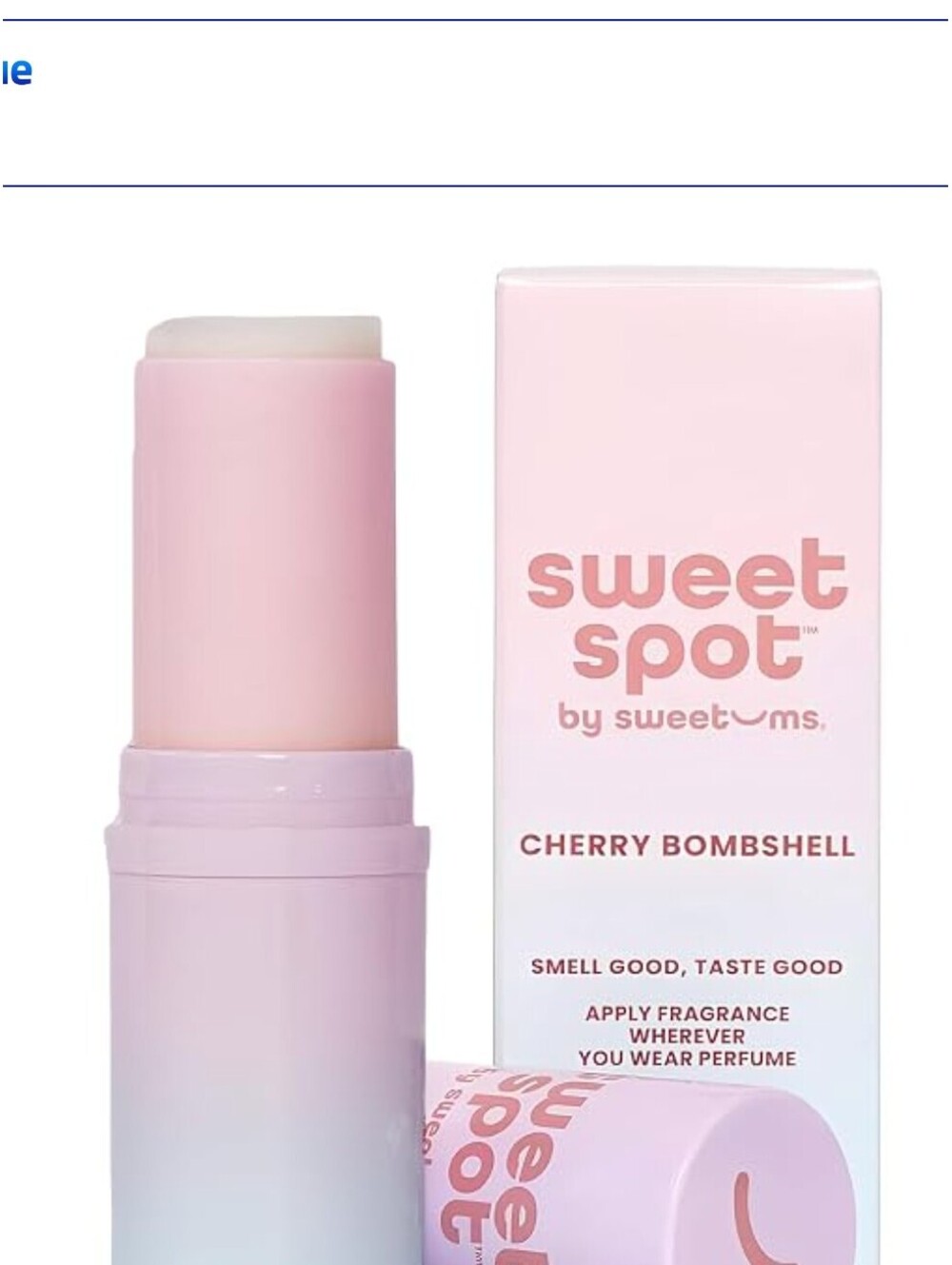 SweetSpot Flavored Solid Perfume Stick - Cherry Bombshell